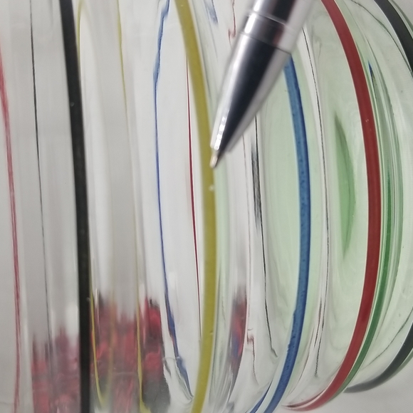 Uranium Depression Banded Water Pitcher - Picture 14 of 16